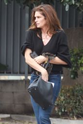 Cindy Crawford - Arrives For a Photo Shoot at a Studio in Santa Monica 03/13/2023