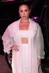 Demi Lovato at the Hugo Boss Event in Miami 03/15/2023