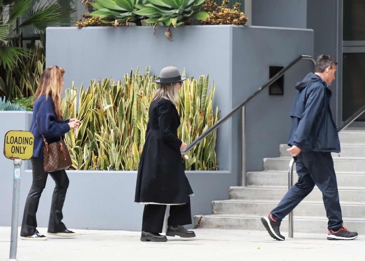 Diane Keaton at Louis Vuitton Store in Beverly Hills 07/28/2022 • CelebMafia