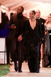 Gabrielle Union and Dwyane Wade - Exit the 2023 Vanity Fair Oscar After Party 03/12/2023