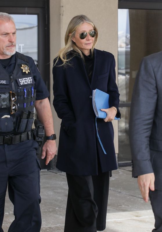 Gwyneth Paltrow - Leaves Court in Park City 03/29/2023