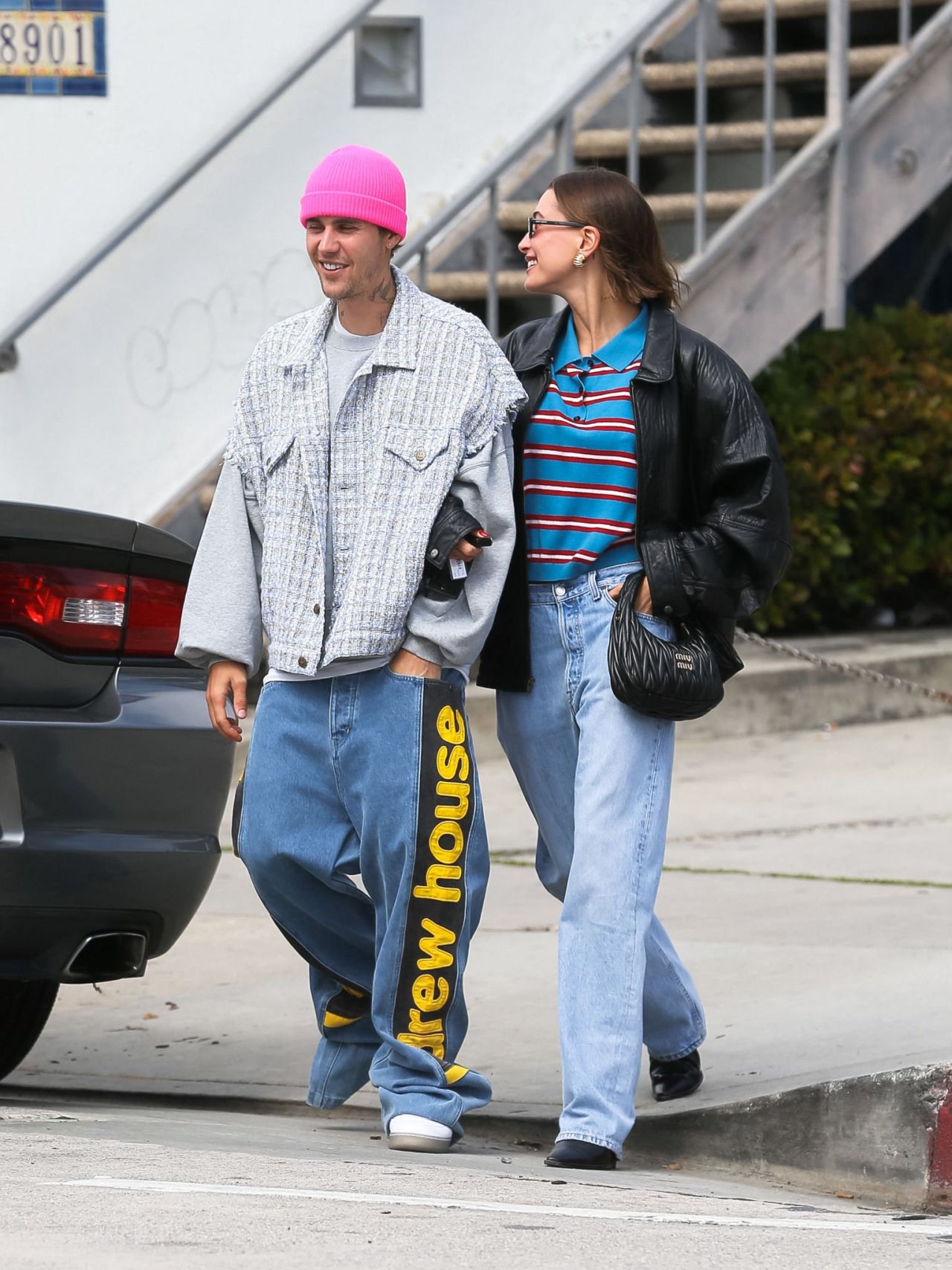 Hailey Rhode Bieber and Justin Bieber - Leaving the 2023 Vanity Fair Oscar  Party 03/12/2023 • CelebMafia