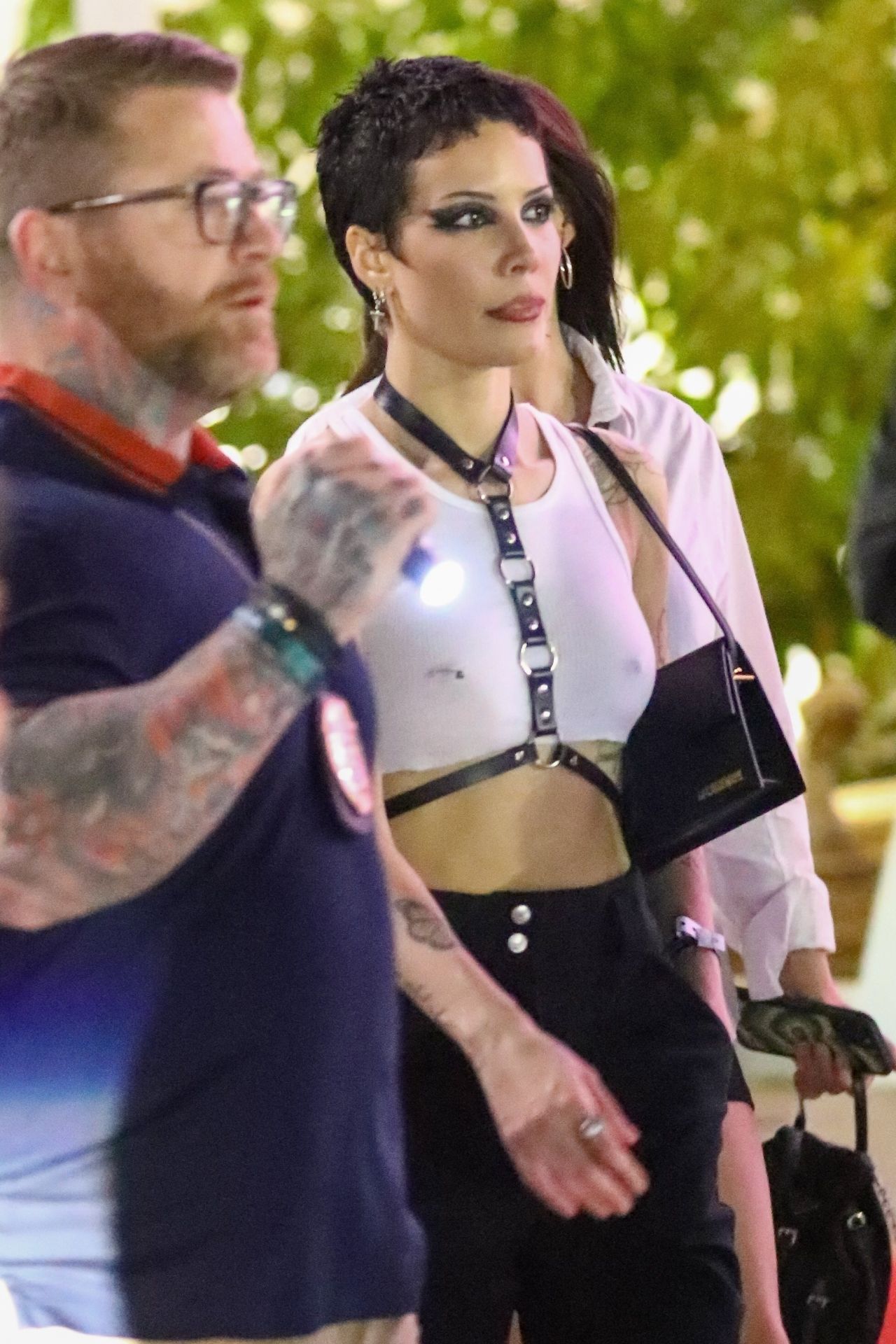 Halsey - Leaving Depeche Mode Concert in Los Angeles 03/29/2023