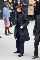 Ines de la Fressange – Arrives at Chanel Show at Paris Fashion Week 03/07/2023