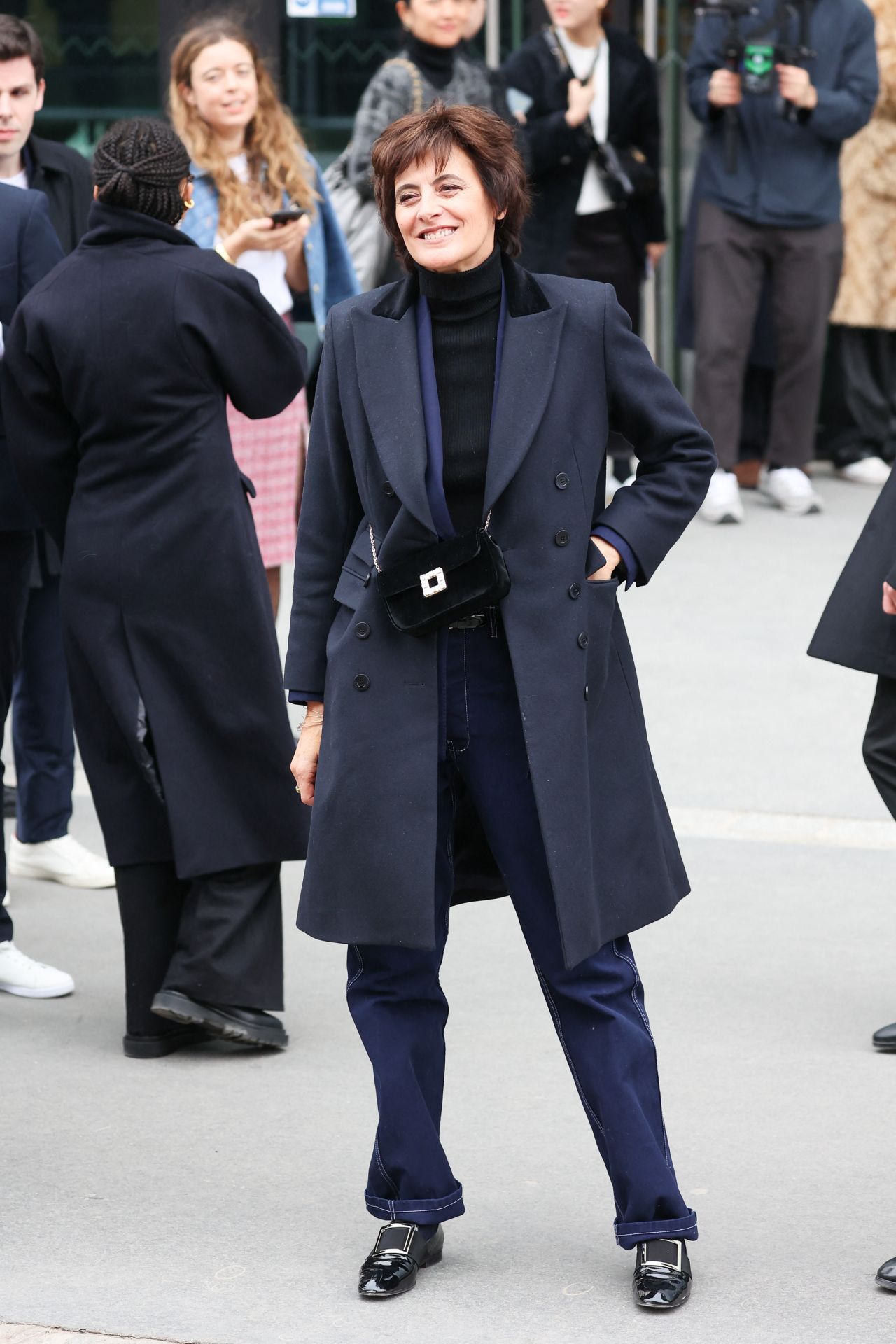 Ines De La Fressange Arrives At Chanel Show At Paris Fashion Week 03