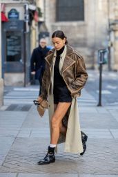 Irina Shayk Street Style - Paris 03/01/2023