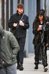 Jameela Jamil and James Blake - Strolling Through New York 03/27/2023