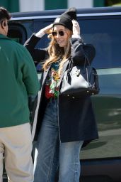 Jessica Biel at the San Vicente Bungalows in West Hollywood 03/27/2023