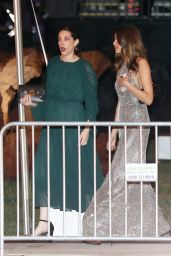 Kaia Gerber in Shimmery Silver Dress at The Vanity Fair Oscar Party 03/12/2023