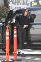 Kendall Jenner in Tights in West Hollywood 02/28/2023