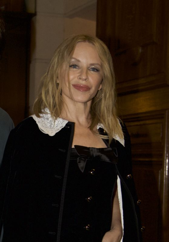 Kylie Minogue - Leaving A Hotel in Paris 03/07/2023