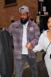 Larsa Pippen and Marcus Jordan - Leaving the "Tamron Hall Show" in New York 02/28/2023