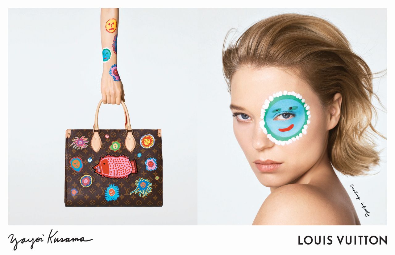 Léa Seydoux - Louis Vuitton x Yayoi Kusama Spring 2023 • CelebMafia