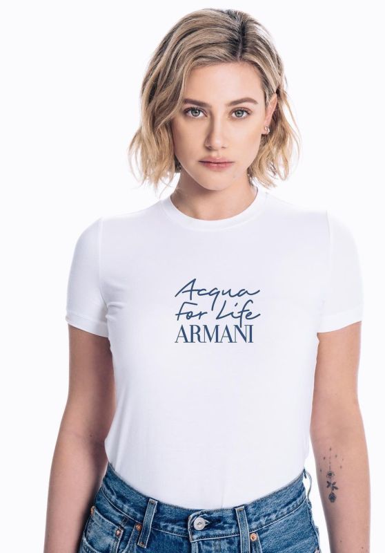 Lili Reinhart – Armani Acqua for Life Campaign March 2023