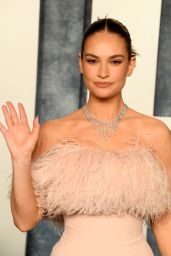 Lily James – 2023 Vanity Fair Oscar Party in Beverly Hills 03/12/2023