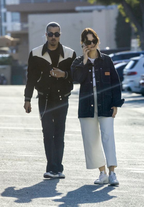 Lily James and Andrei Gillott  - Out in West Hollywood 03/16/2023
