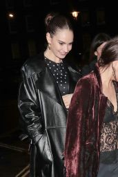 Lily James - Night Out in Mayfair, 03/28/2023