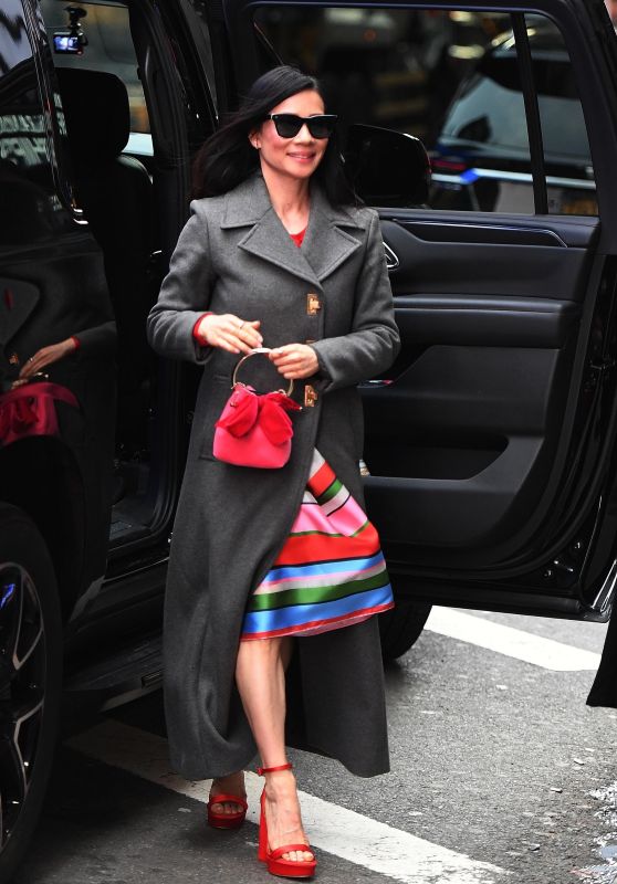 Lucy Liu - Arrives at the GMA Show in New York 03/15/2023