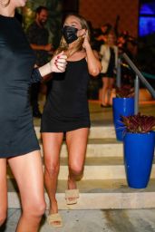 Margot Robbie in a Little Black Dress at Sexy Fish in Miami 03/10/2023