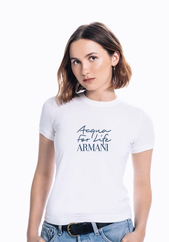 Maude Apatow - Armani Acqua for Life Campaign March 2023