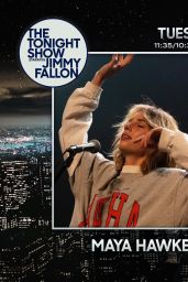 Maya Thurman-Hawke – The Tonight Show Starring Jimmy Fallon 03/15/2023