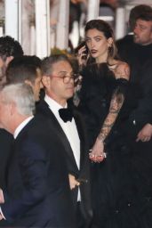 Paris Jackson in All Black at Vanity Fair Oscars After Party 03/12/2023