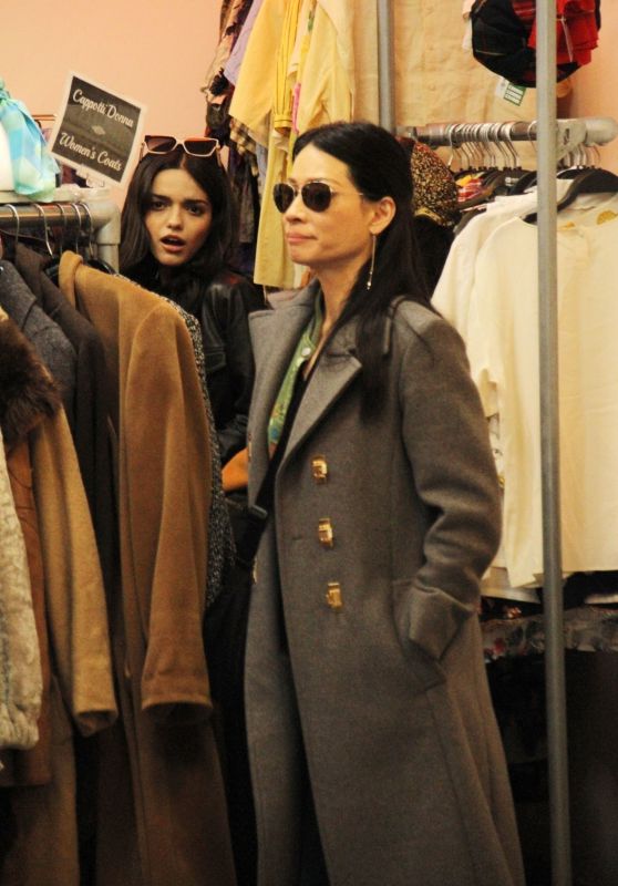 Rachel Zegler and Lucy Liu - Shopping in Rome 03/03/2023