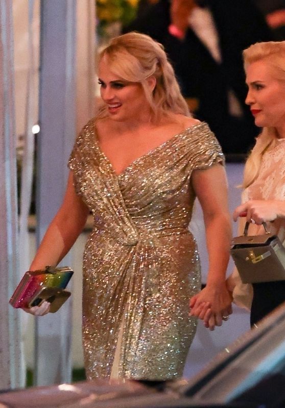 Rebel Wilson and Ramona Agruma - Exit the 2023 Vanity Fair Oscar Party in Beverly Hills 03/12/2023