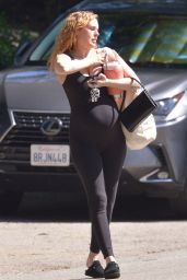 Rumer Willis in a Skin Tight One-Piece Workout Body Suit - Los Angeles 03/05/2023