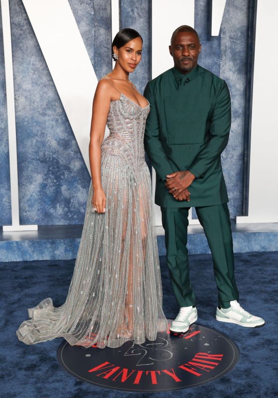 Sabrina Dhowre Elba and Idris Elba – 2023 Vanity Fair Oscar Party in Beverly Hills