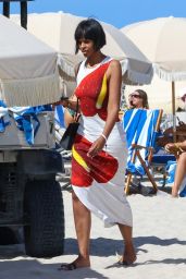 Sabrina Elba at the Beach in Miami 03/23/2023