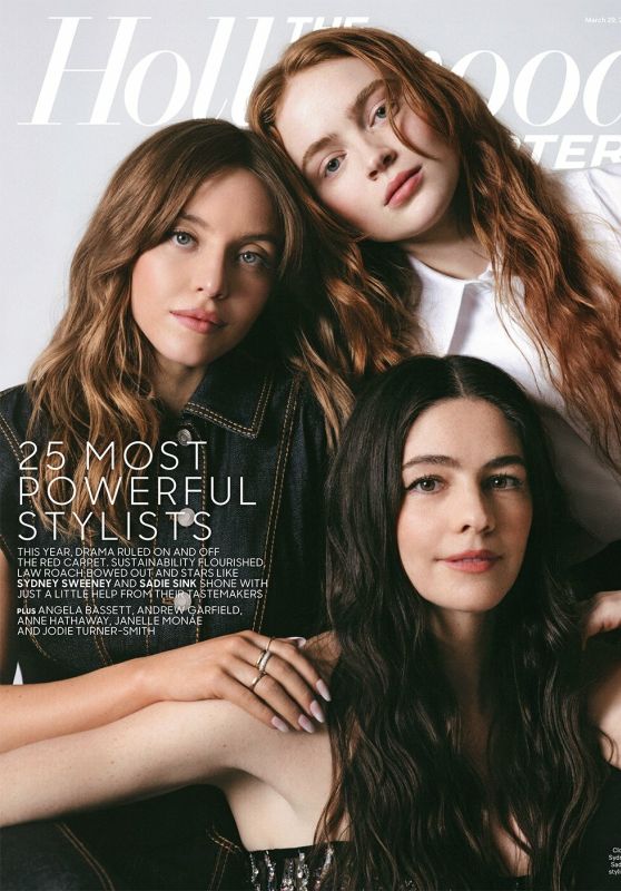 Sadie Sink, Sydney Sweeney and Molly Dickson - The Hollywood Reporter 03/29/2023 Photos