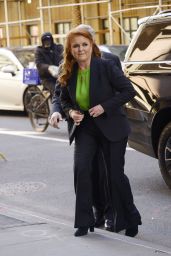 Sarah Ferguson - Arrives at The View Show in New York City 03/08/2023