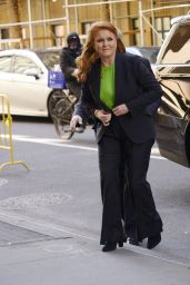 Sarah Ferguson - Arrives at The View Show in New York City 03/08/2023