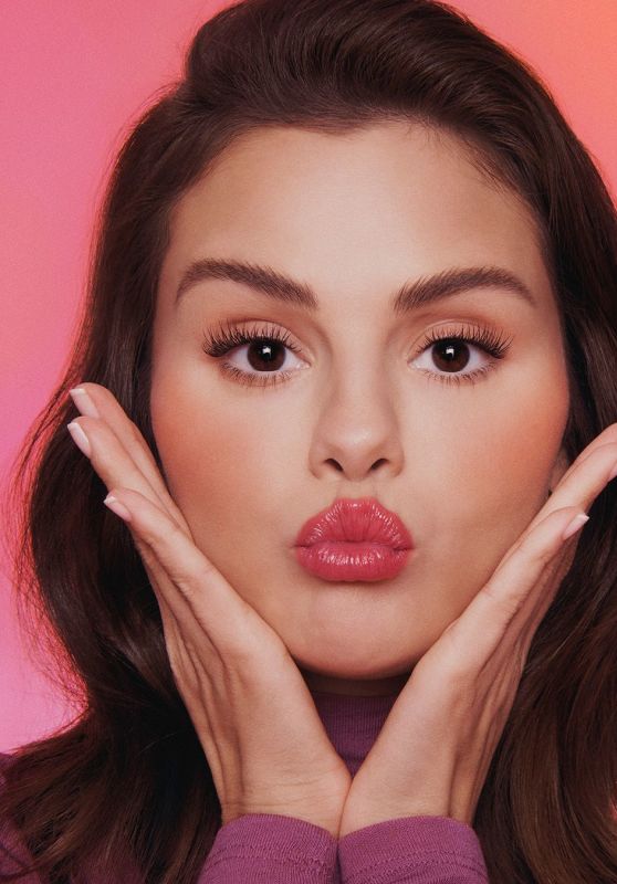 Selena Gomez - Rare Beauty "Tinted Lip Oil" Promotion March 2023