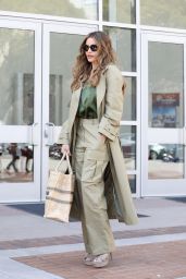 Sofia Vergara Wears a Green Top and a Dior Tote at America