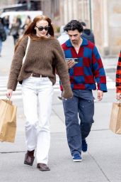 Sophie Turner - Shopping For Some British Memorabilia in New York 03/27/2023