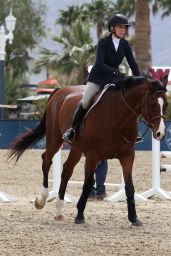 Teddi Mellencamp - Competes at the Desert Horse Park Exhibit in Thermal California 03/10/2023