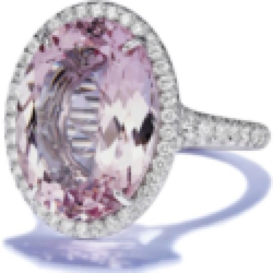Tiffany & Co. Soleste Ring in Morganite and Diamonds