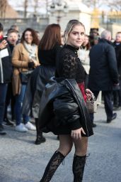 Valentina Ferragni – Christian Dior Fashion Show in Paris 02/28/2023