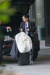 Vanessa Hudgens - Checks Out of The Loews Hotel in Los Angeles 03/13/2023