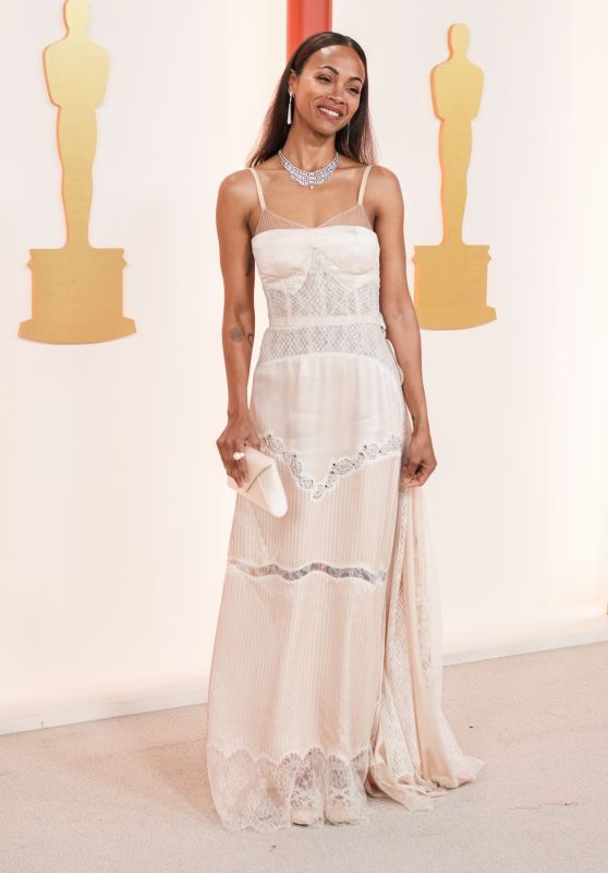 Zoe Saldana – Oscars 2023 Red Carpet