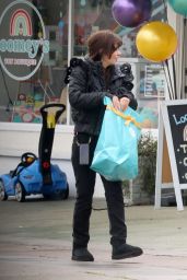 Zooey Deschanel at a Toy Store in Los Angeles 03/11/2023