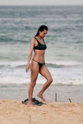 Alessandra Ambrosio at the beach in Florianopolis 04/03/2023