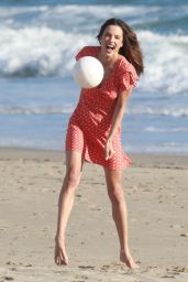 Alessandra Ambrosio - Photo Shoot on the Beach in Malibu 04/21/2023