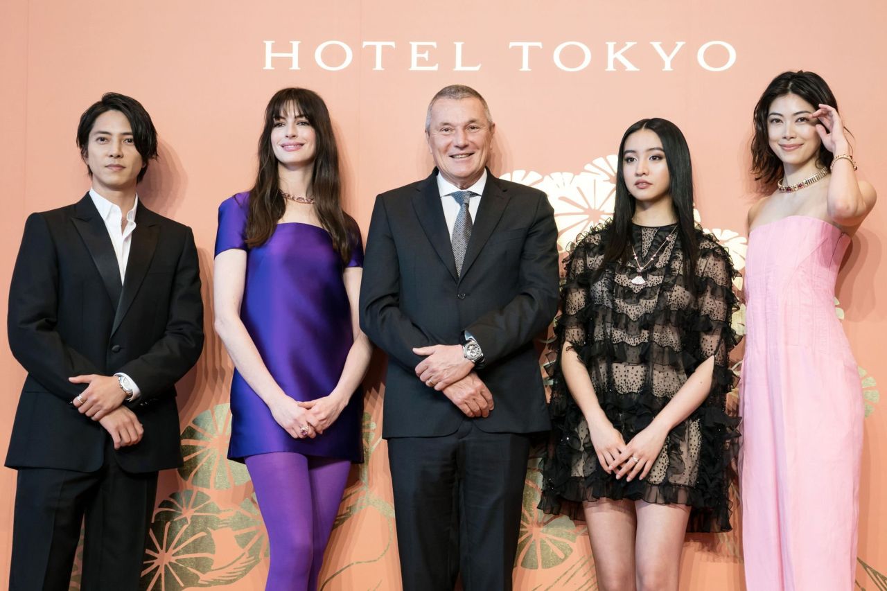 Anne Hathaway - Press Conference for the Opening of Bvlgari Hotel Tokyo