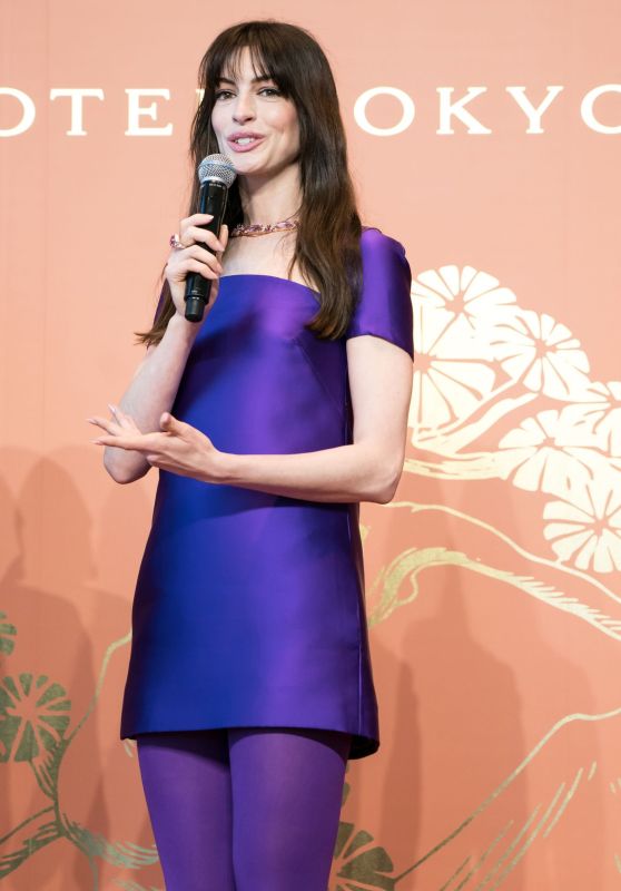 Anne Hathaway - Press Conference for the Opening of Bvlgari Hotel Tokyo 04/04/2023