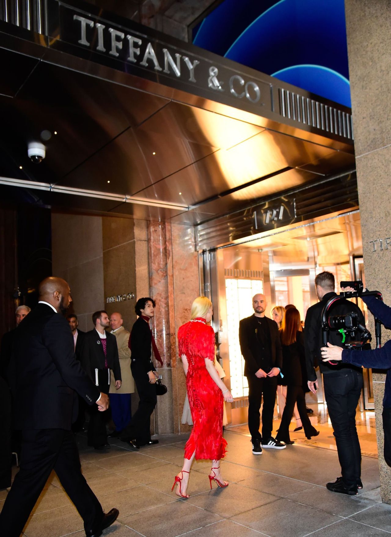 New York, USA. 27th Apr, 2023. Anya Taylor-Joy walks the carpet as Tiffany  & Co. celebrates the reopening of their NYC flagship store 'The Landmark',  New York, NY, Thursday April 27, 2023. (