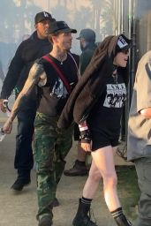 Billie Eilish and Her Boyfriend Jesse Rutherford at Coachella Valley Music and Arts Festival in Indio 04/16/2023