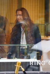 Brooke Shields Showing Her Goyard Artois PM Tote Bag 11/01/2023 • CelebMafia